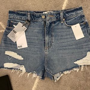 Paige jean shorts, never worn with tags